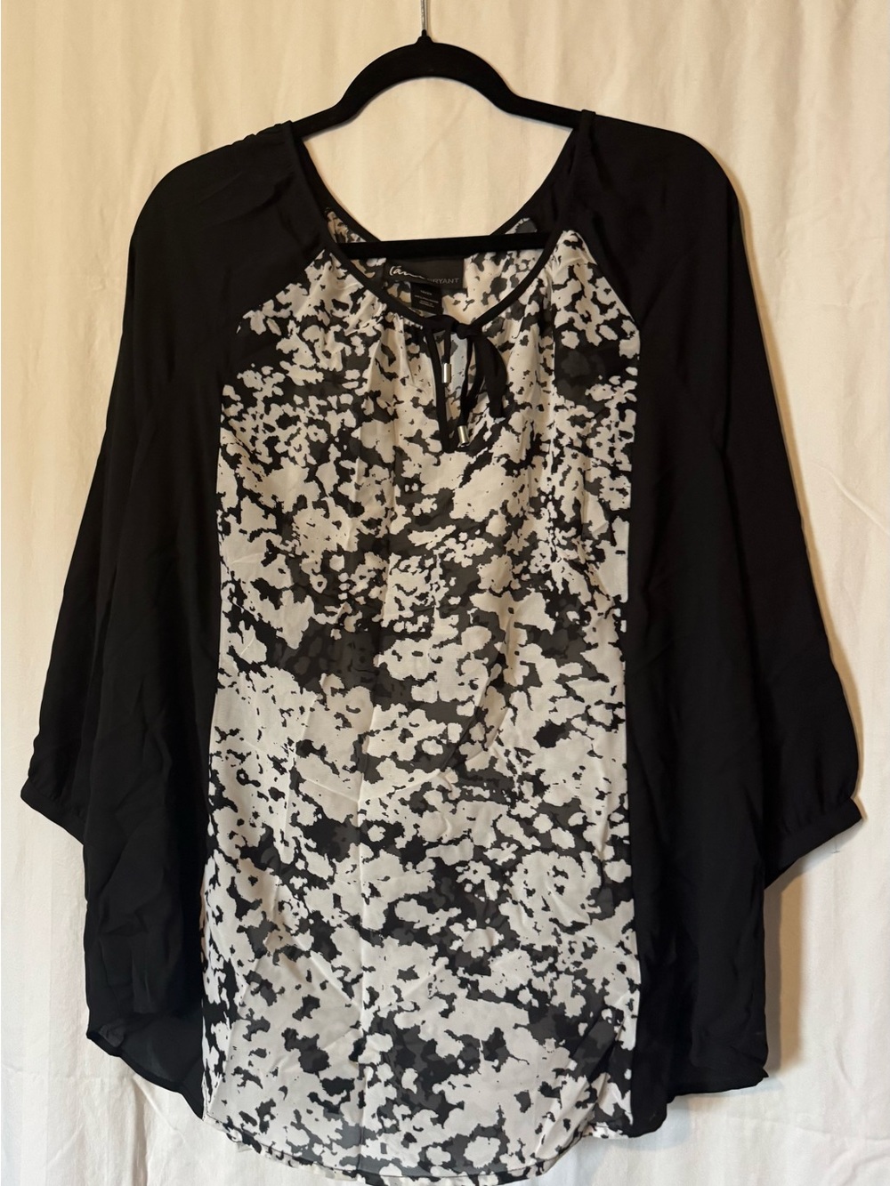 Lane Bryant Black & White Abstract Blouse – 18/20